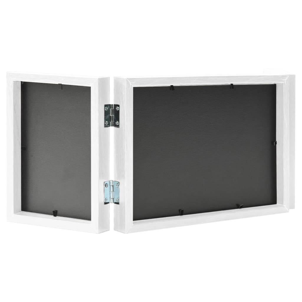 Trefoldig fotorammekollasj hvit 22x15 cm+2x(10x15 cm)