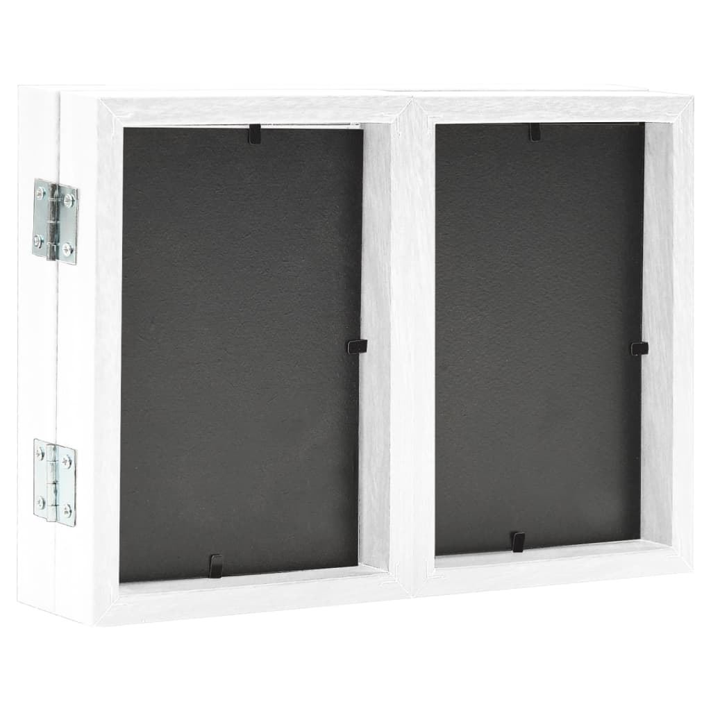 Trefoldig fotorammekollasj hvit 22x15 cm+2x(10x15 cm)