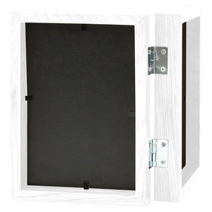 Tofoldig fotorammekollasj hvit 2x(13x18 cm)
