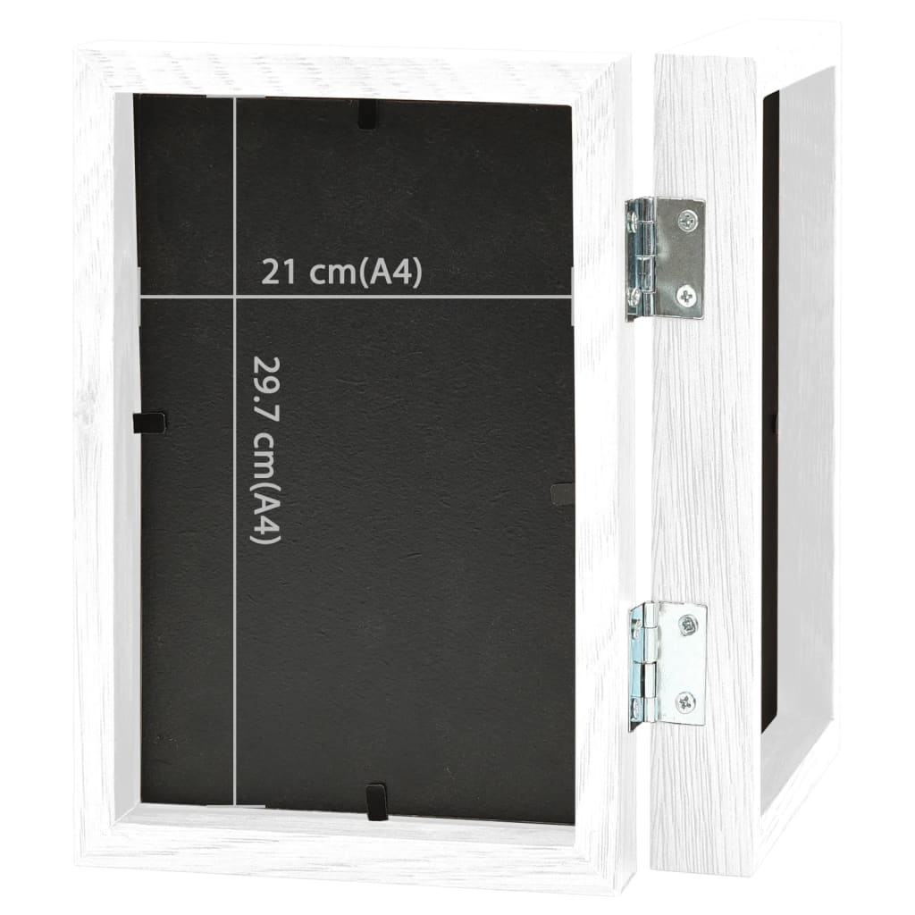 Tofoldig fotorammekollasj hvit 2x(21x29,7 cm)
