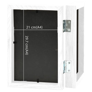Tofoldig fotorammekollasj hvit 2x(21x29,7 cm)