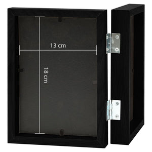 Tofoldig fotorammekollasj svart 2x(13x18 cm)