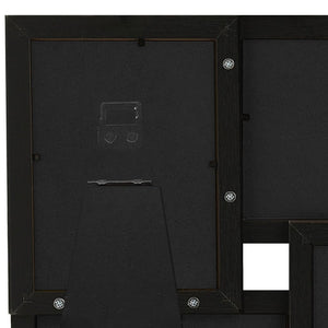 Fotorammekollasj for 4x(13x18 cm) bilde svart MDF