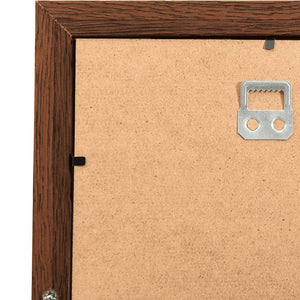 Fotorammekollasj for10x(10x15 cm) bilde mørkebrun MDF