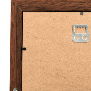 Fotorammekollasj for 10x(13x18 cm) bilde mørkebrun MDF