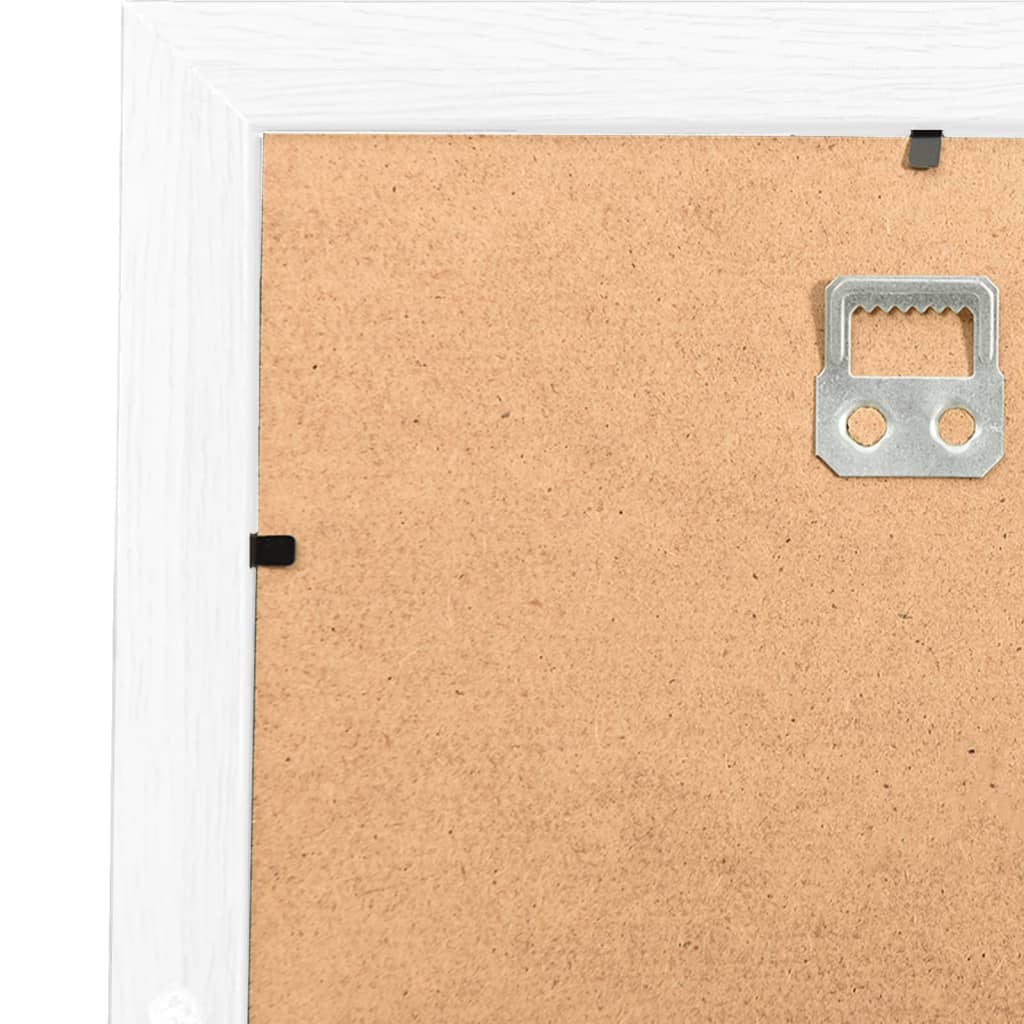 Fotorammekollasj for 10x(13x18 cm) bilde hvit MDF