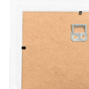 Fotorammekollasj for 10x(13x18 cm) bilde hvit MDF