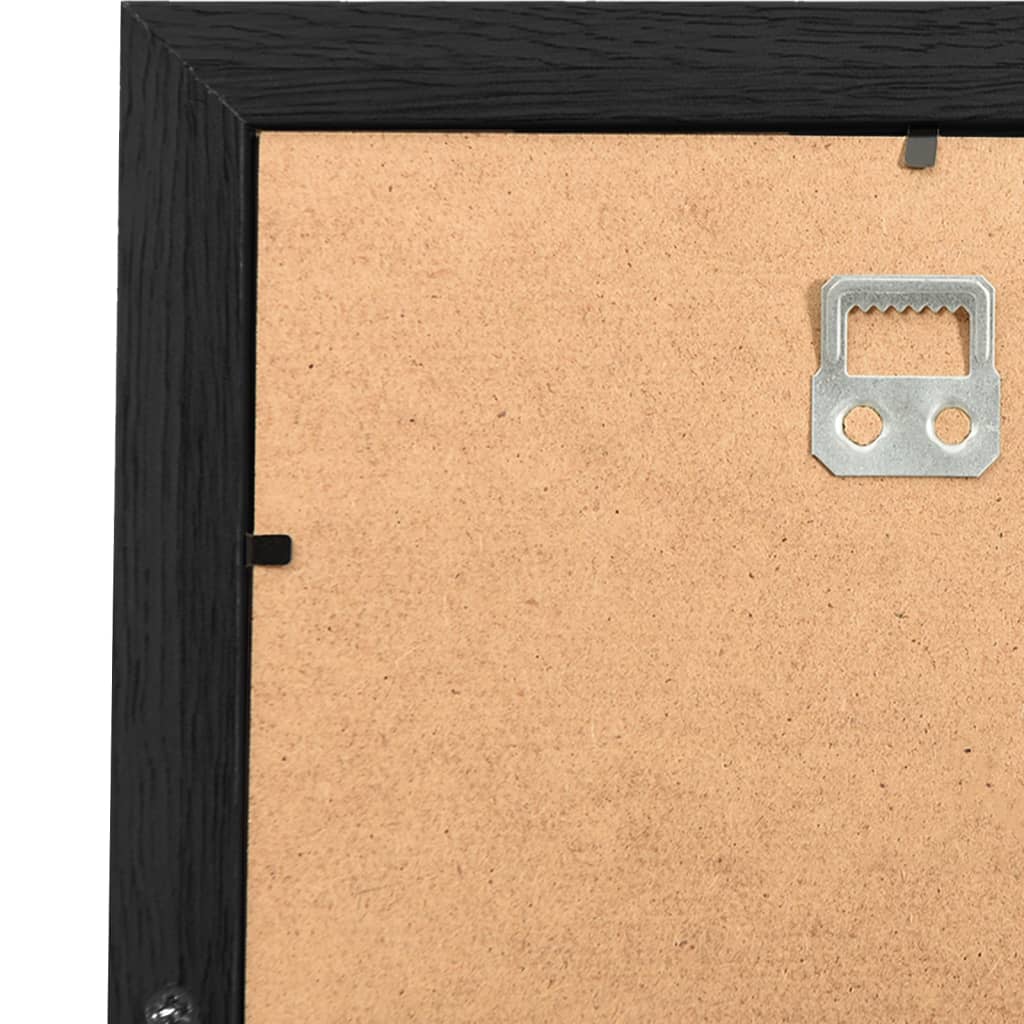 Fotorammekollasj for 10x(13x18 cm) bilde svart MDF
