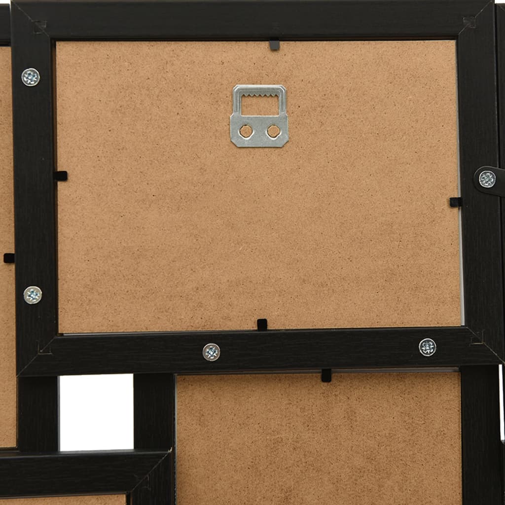 Fotorammekollasj for 24x(10x15 cm) bilde svart MDF