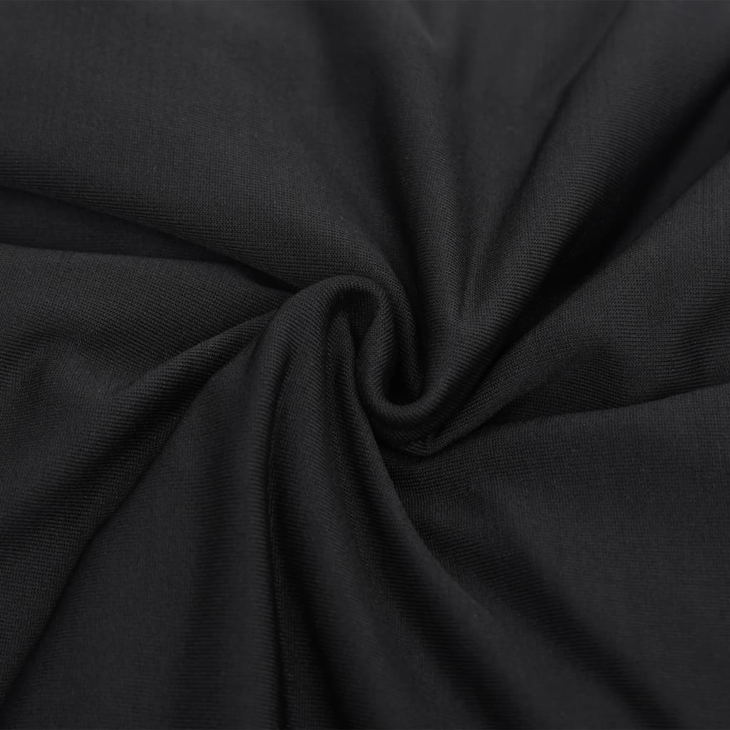 2-seater sofa cover polyester black