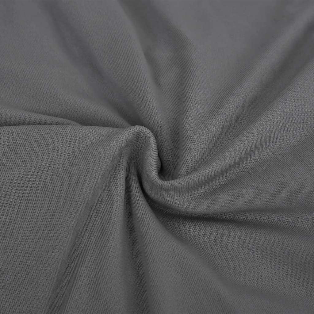 2-seater sofa cover polyester anthracite