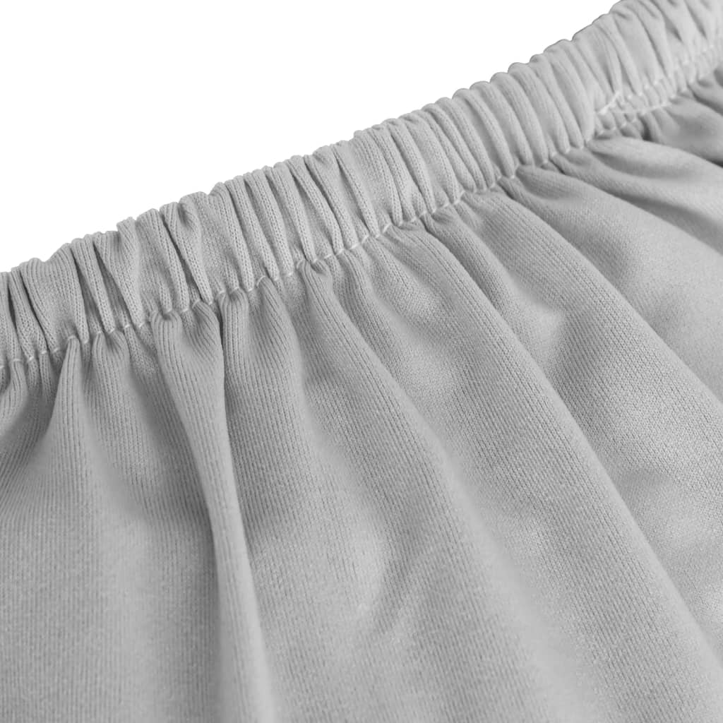 2-seater sofa cover polyester grey