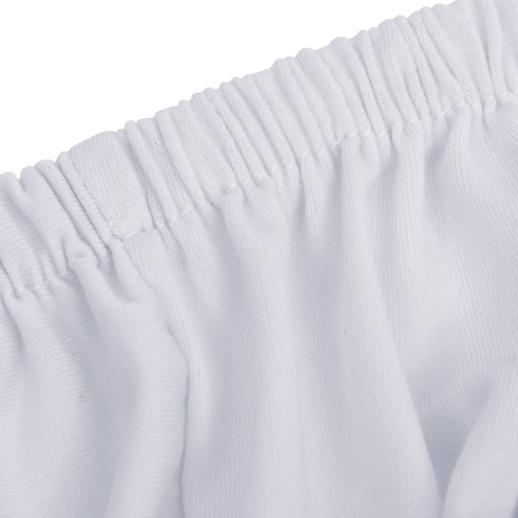 2-seater sofa cover polyester white