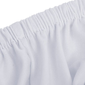 2-seater sofa cover polyester white