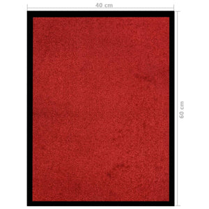Dørmatte rød 40x60 cm