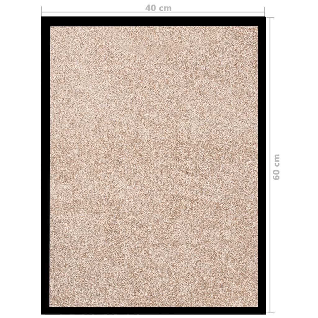 Dørmatte beige 40x60 cm