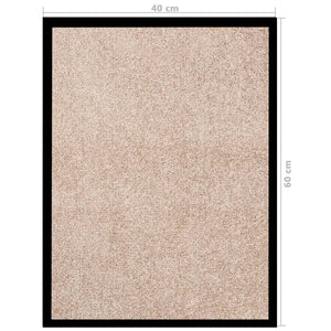 Dørmatte beige 40x60 cm