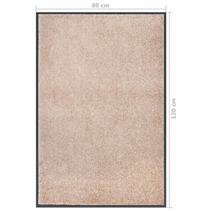 Dørmatte beige 80x120 cm