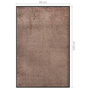 Dørmatte brun 80x120 cm