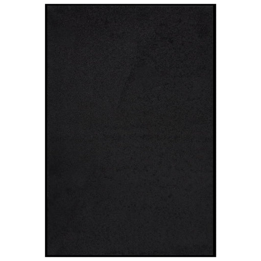 Doormat black 80x120 cm