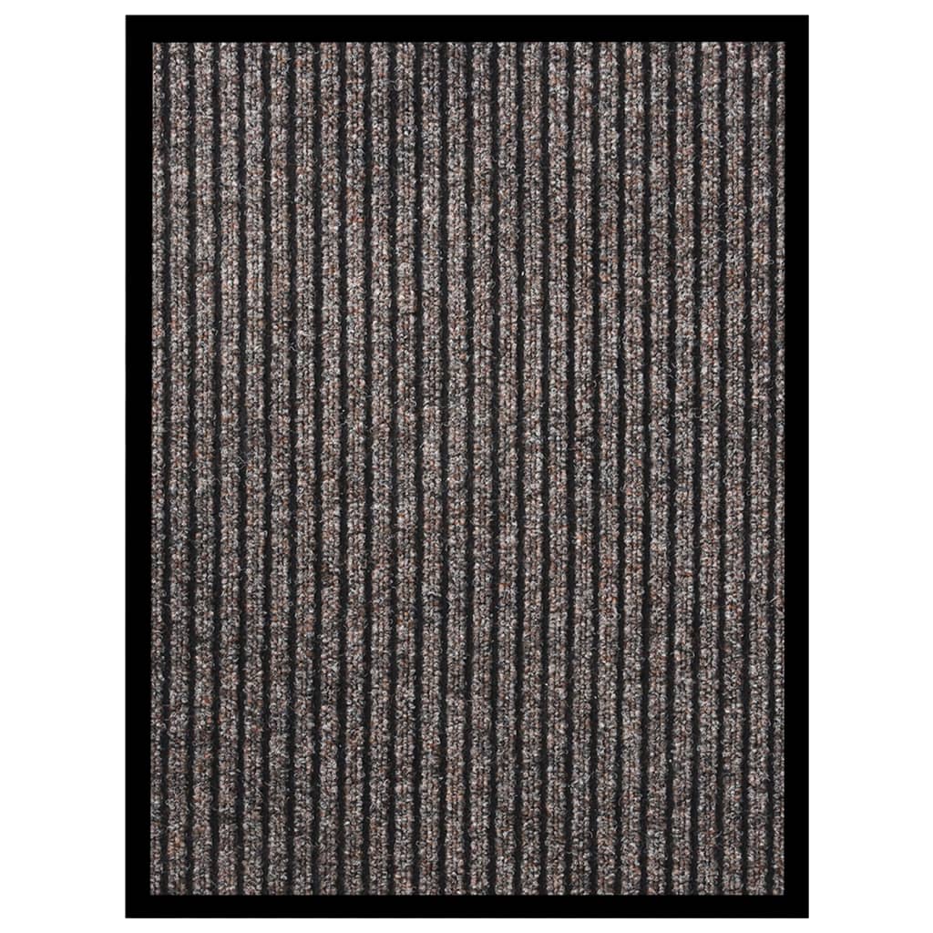 Dørmatte stripet beige 40x60 cm
