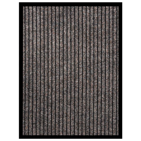 Dørmatte stripet beige 40x60 cm