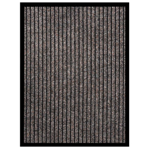 Dørmatte stripet beige 40x60 cm