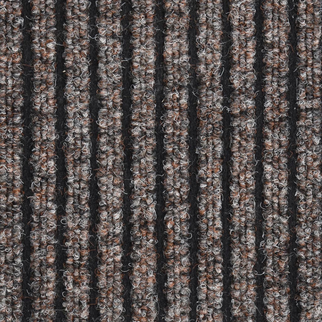 Dørmatte stripet beige 40x60 cm