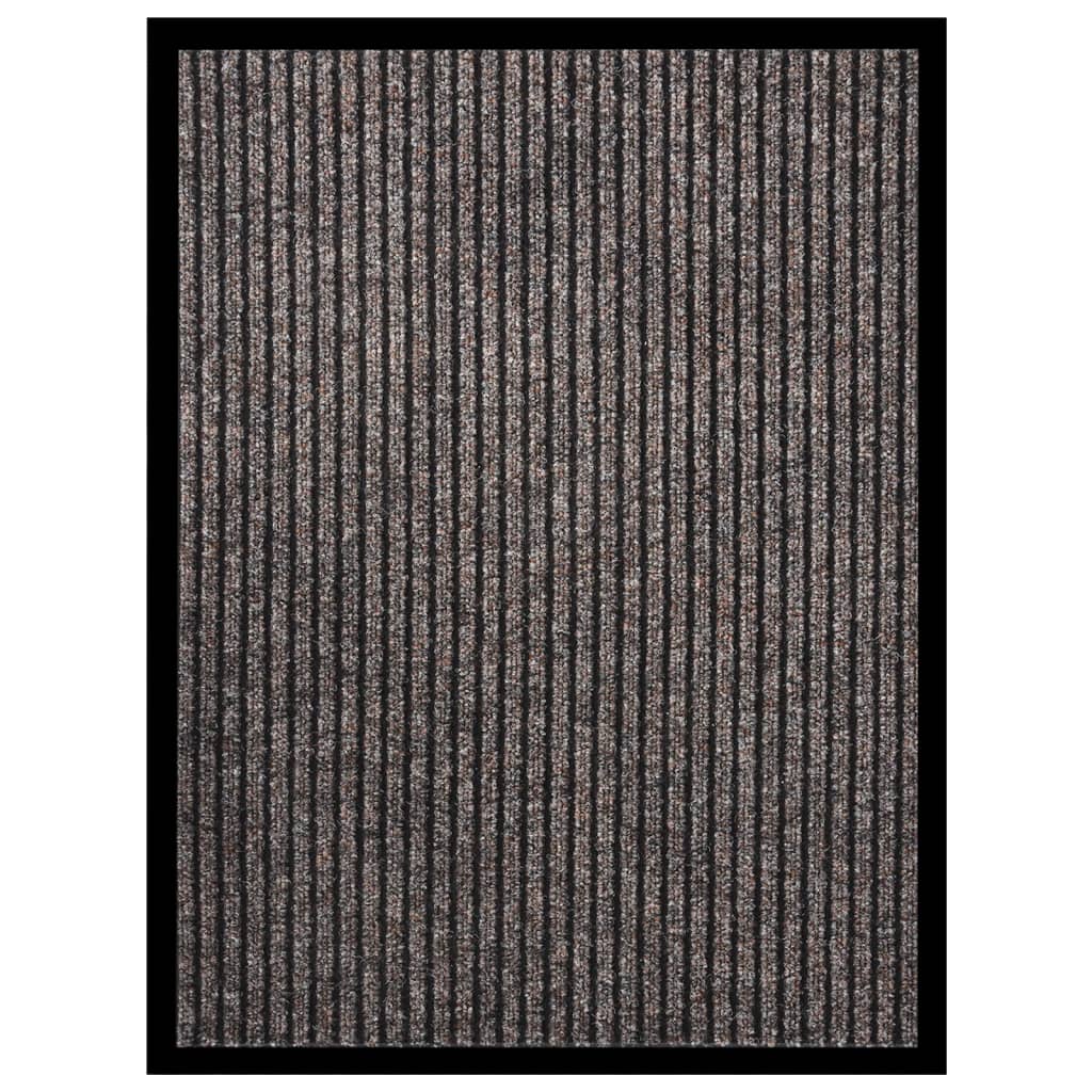 Dørmatte stripet beige 60x80 cm