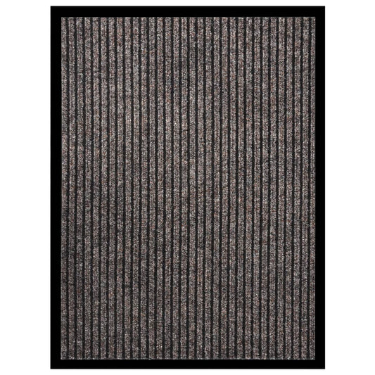Dørmatte stripet beige 60x80 cm
