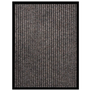 Dørmatte stripet beige 60x80 cm