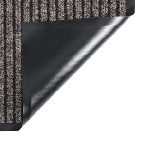 Dørmatte stripet beige 60x80 cm