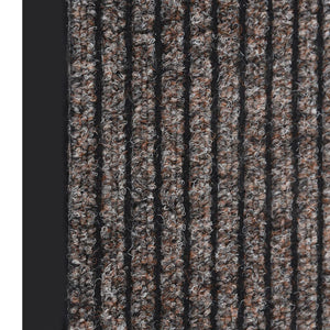 Dørmatte stripet beige 60x80 cm