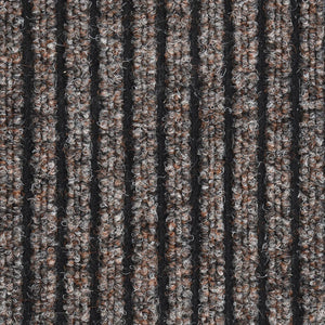 Dørmatte stripet beige 60x80 cm