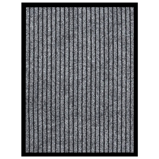 Dørmatte stripet grå 40x60 cm