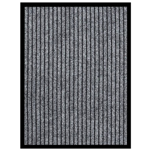 Dørmatte stripet grå 40x60 cm