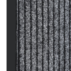 Dørmatte stripet grå 40x60 cm