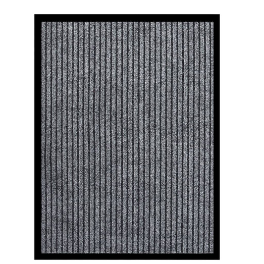 Dørmatte stripet grå 60x80 cm