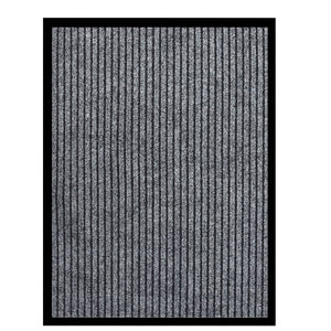 Dørmatte stripet grå 60x80 cm