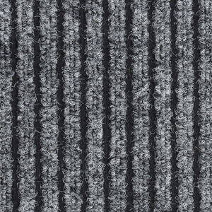 Dørmatte stripet grå 60x80 cm