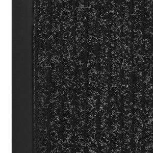 Dørmatte stripet antrasitt 60x80 cm