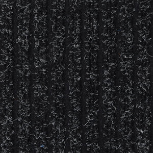 Dørmatte stripet antrasitt 60x80 cm