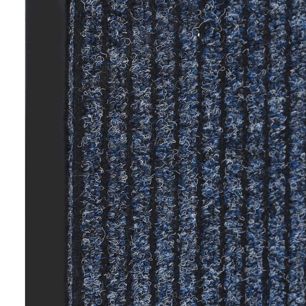 Dørmatte stripet blå 40x60 cm