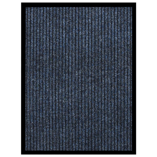 Dørmatte stripet blå 60x80 cm