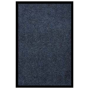Dørmatte stripet blå 80x120 cm
