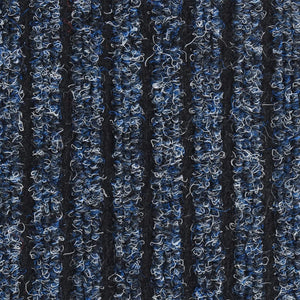 Dørmatte stripet blå 80x120 cm
