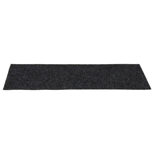 Selvklebende trappematter 15 stk 60x25 cm grå