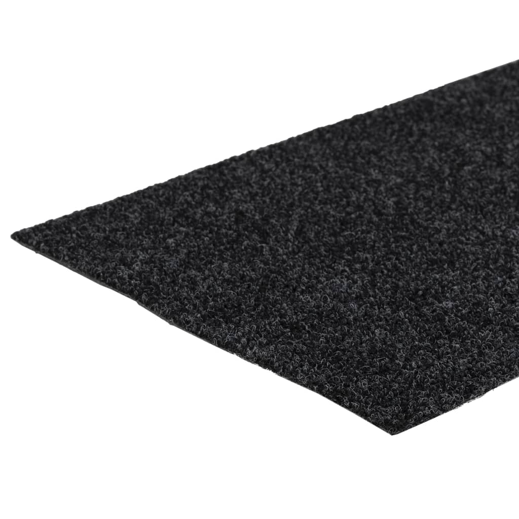 Selvklebende trappematter 15 stk 60x25 cm grå