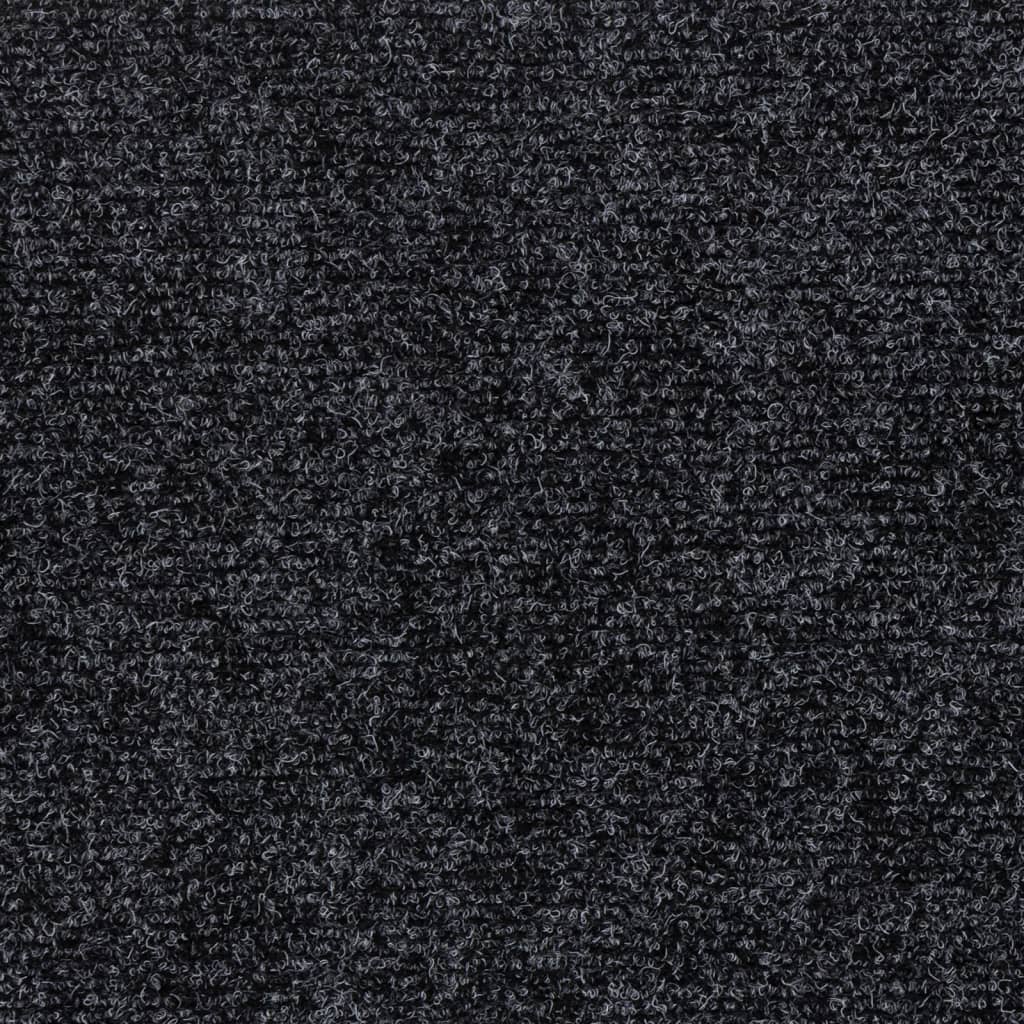 Selvklebende trappematter 15 stk 60x25 cm grå