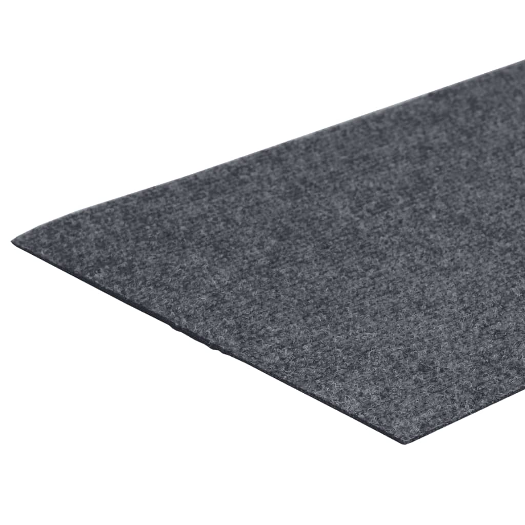Selvklebende trappematter 15 stk 60x25 cm lysegrå